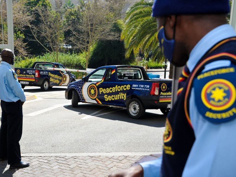 In high-risk scenarios, our armed security officers are equipped with both handguns and shotguns